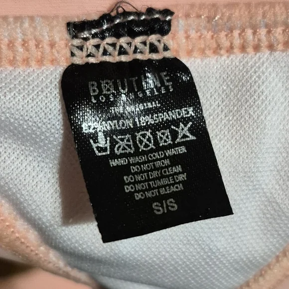 Boutine LA Coral Bikini Set Top M Bottom S - Picture 3 of 4